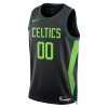 Män Boston Celtics Tröja Skräddarsydda Nike 2024-25 City Edition Svart Swingman